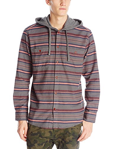 Quiksilver Men's Pelican Button Up Hoodie