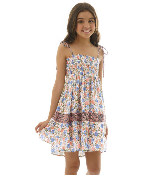 Robe courte Peyton Grandmas Garden pour filles de Maaji