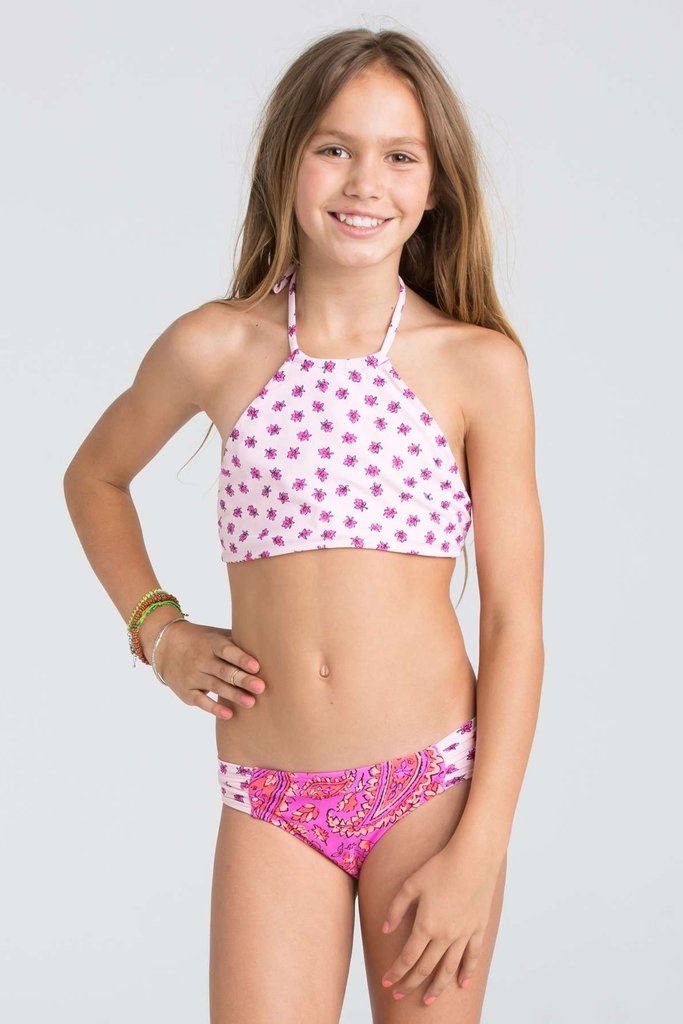 Billabong Girls' Penny Lane Reversible 2 Piece Bikini Set