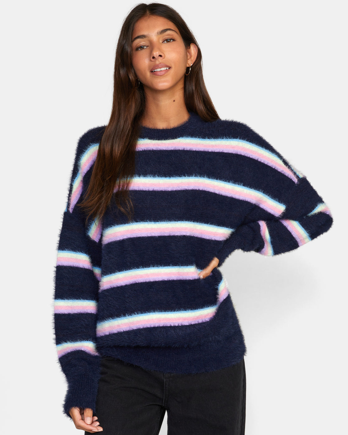 Pull ras du cou plongeant RVCA pour femme