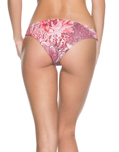 Maaji Women's Flowery Knots Split Tab Side Hipster Bikini Bottom