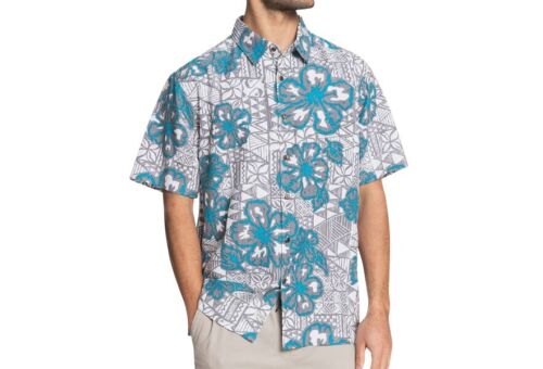 Quiksilver Waterman Island Drinks Hawaiian Shirt