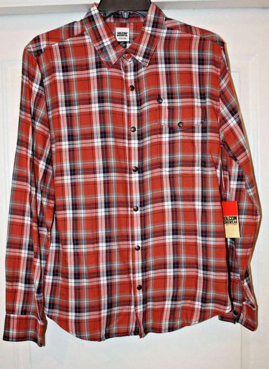 Volcom Men's Rex Long Sleeve Button Up Shirt