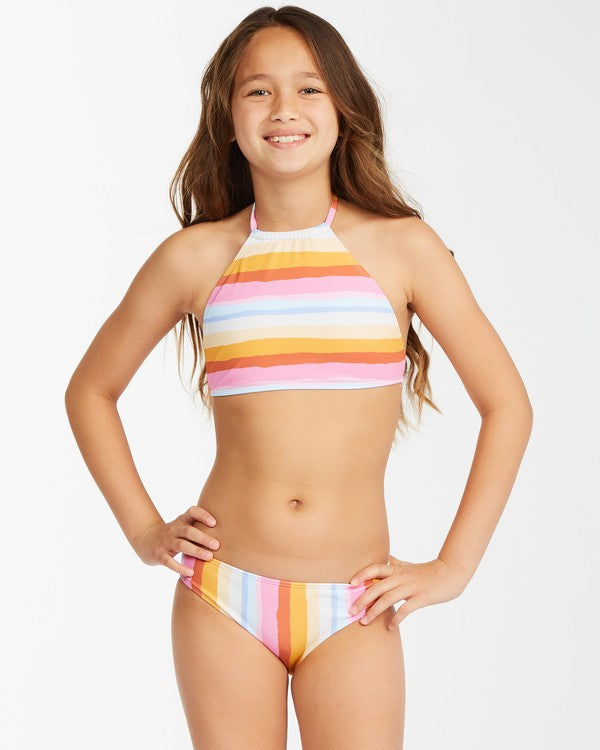 Billabong Girl's Rising Sun High Neck 2 Piece Bikini Set