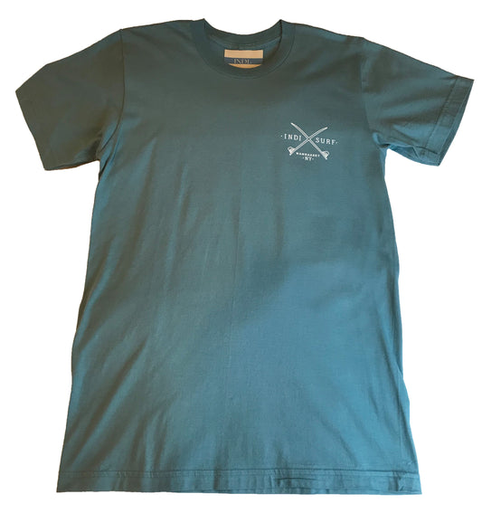 T-shirt à manches courtes Signature Indi Surf pour hommes 