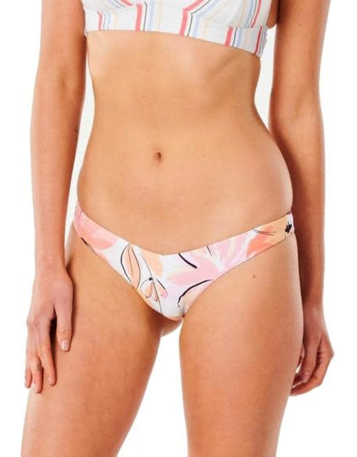 Bas de bikini réversible à jambe haute Blossom de Rip Curl pour femme