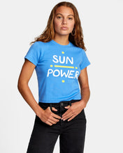 Load image into Gallery viewer, RVCA Women&#39;s Sun Power Short Sleeve Tee