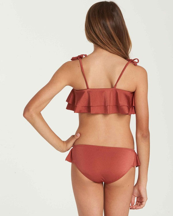 Billabong Shine Ruffle 2-teiliges Bikini-Set für Mädchen 