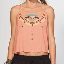 Load image into Gallery viewer, Rip Curl Juniors Sun Warrior Boho Embroidery Tank Top