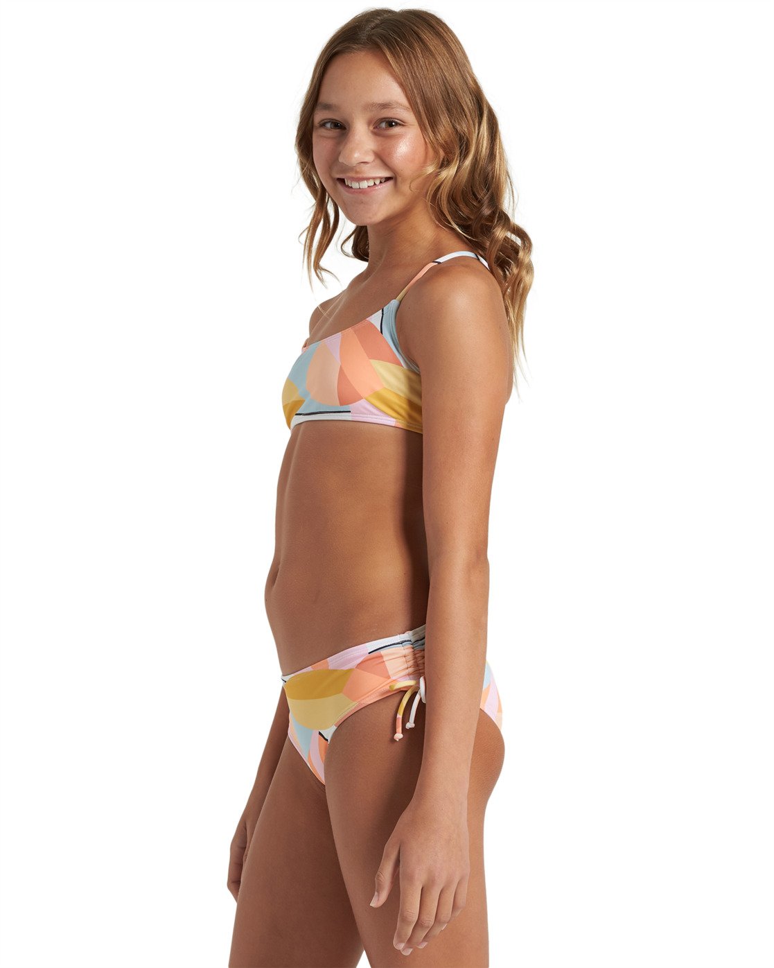 Billabong Girl's Warm Days Mini Crop 2 Piece Bikini Set