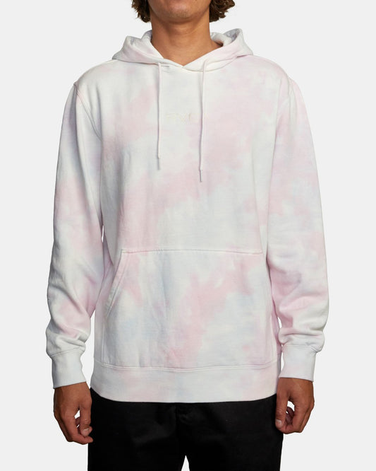 RVCA Men's Tonally Tie Dye Pull Over Hoodie