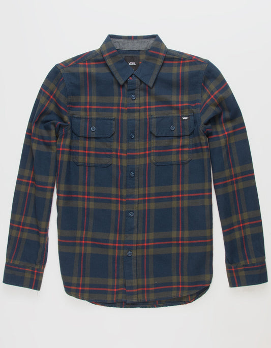 Chemise en flanelle à manches longues Westminster pour garçon de Vans